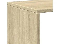Librería divisora 3 niveles madera roble Sonoma 123x29x123 cm