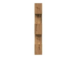 Librería divisora 5 niveles madera roble artisan 70x24x161 cm