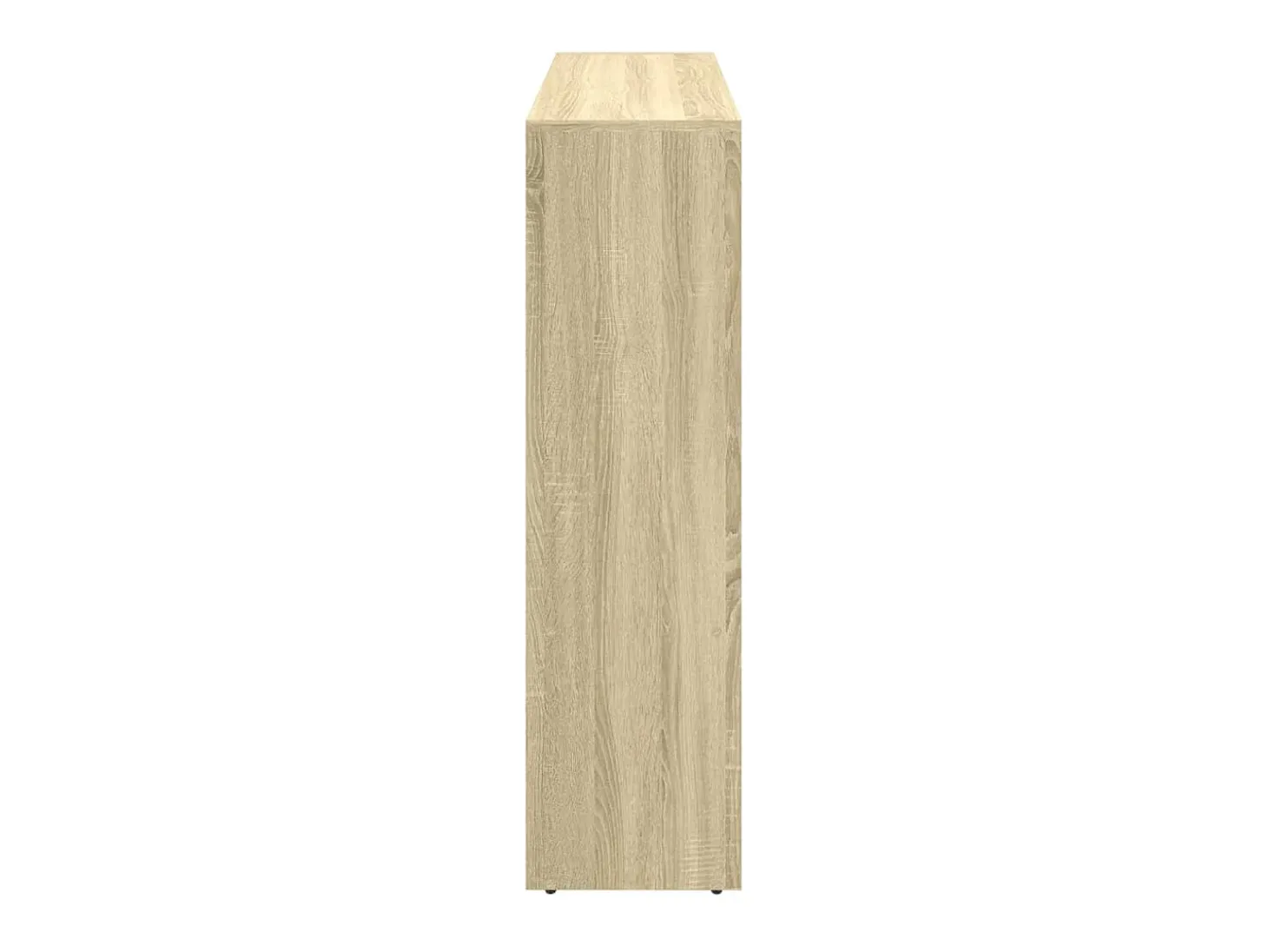 Librería divisora 3 niveles madera Sonoma 137,5x29x103,5 cm