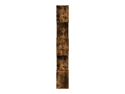 Librería divisora 5 niveles madera roble ahumado 70x24x161 cm