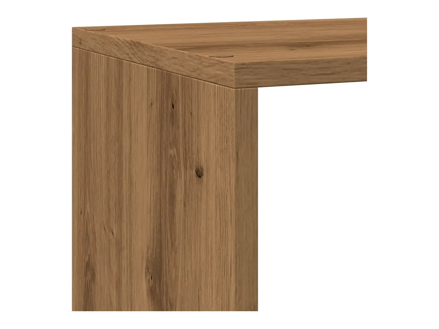Librería divisora 4 niveles roble artisan 143,5x29x143,5 cm