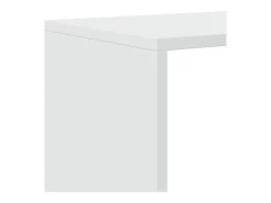 Librería divisora 3 niveles madera blanca 123x29x123 cm
