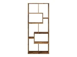 Librería divisora madera ingeniería envejecida 67x25x161,5 cm