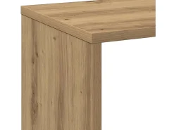 Librería divisora madera roble artisan 69,5x29x69,5 cm