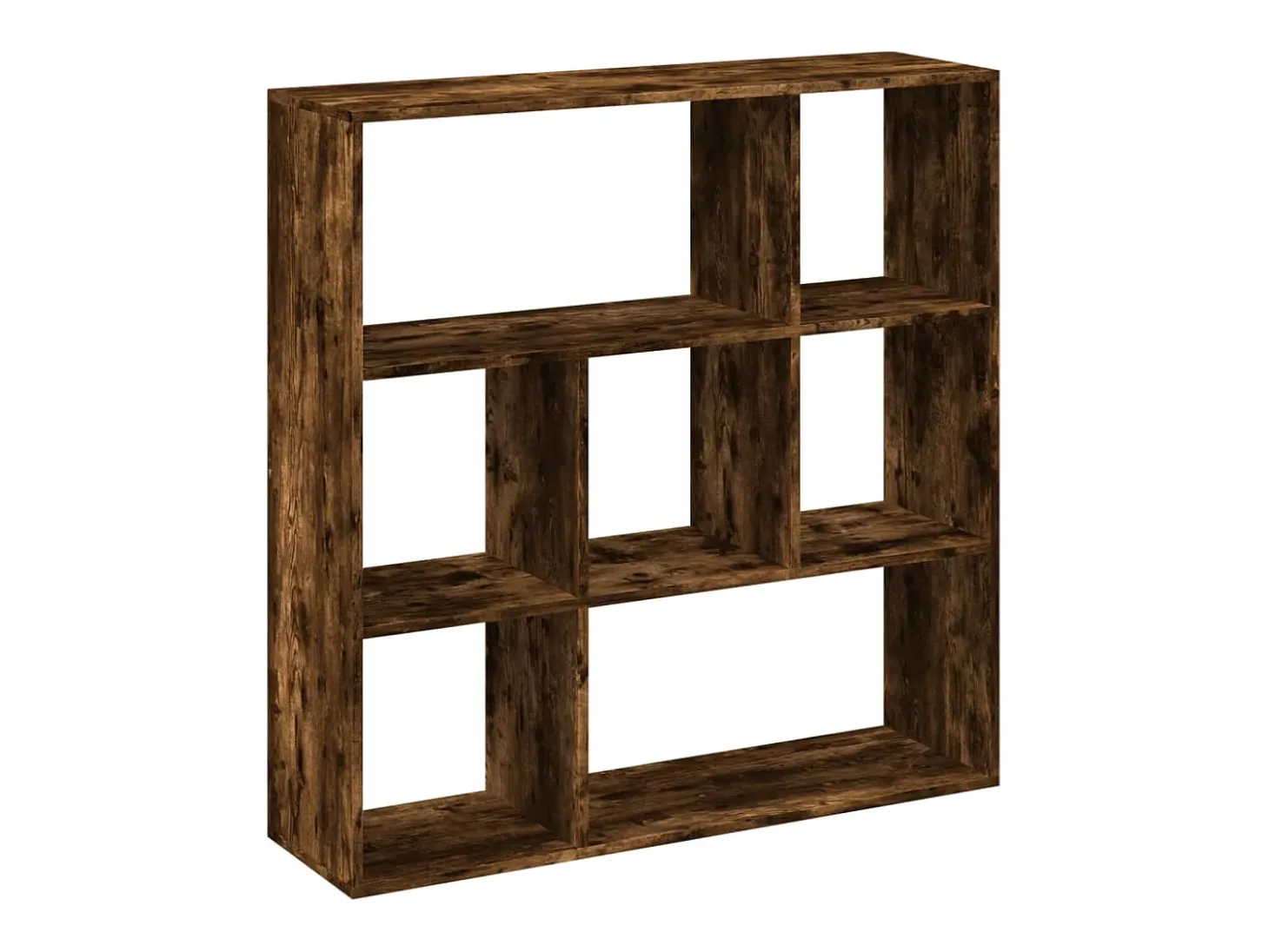 Librería divisora madera roble ahumado 102x29x103,5 cm
