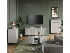 Librería gris 36x36x188 eliza