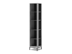 Librería gris 36x36x188 eliza