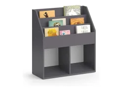 Librería gris 72x30.7x79 luigi