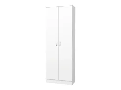 Librería haaus Flint, 2 puertas, Blanco, 70 x 32 x 196 cm