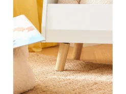 Librería Infantil para niños Estantería estándar Infantil Blanco 86 x 36 x 77cm KMB19-W SoBuy ES