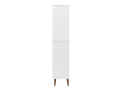 Librería MOLDE madera maciza de pino blanco 85x35x170,5 cm
