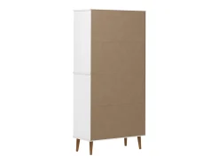 Librería MOLDE madera maciza de pino blanco 85x35x170,5 cm