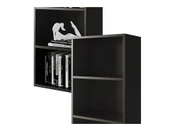Librería negro 40x24x132 bob