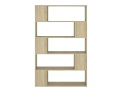 Librería separador contrachapada roble Sonoma 100x24x155 cm