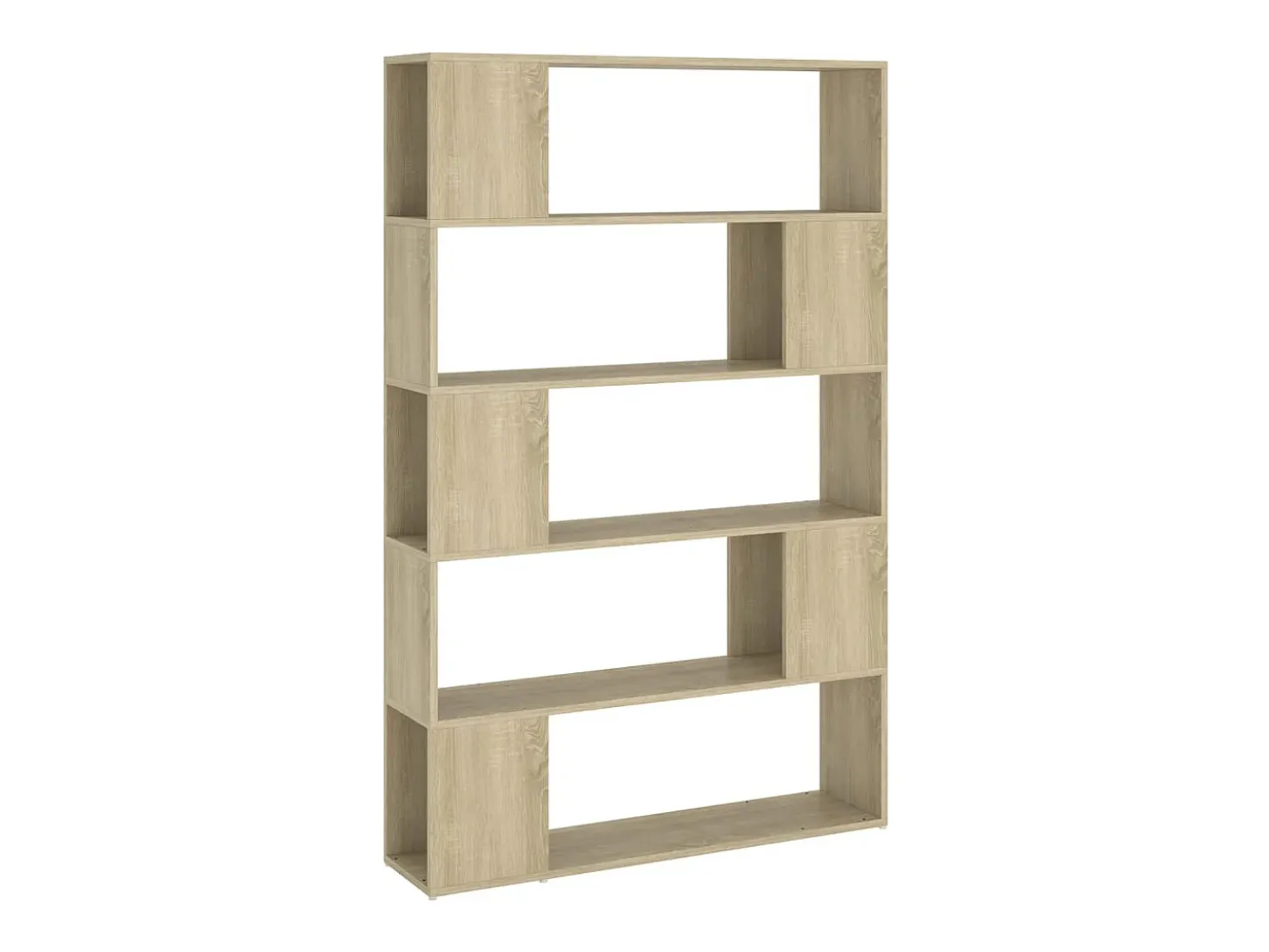 Librería separador contrachapada roble Sonoma 100x24x155 cm