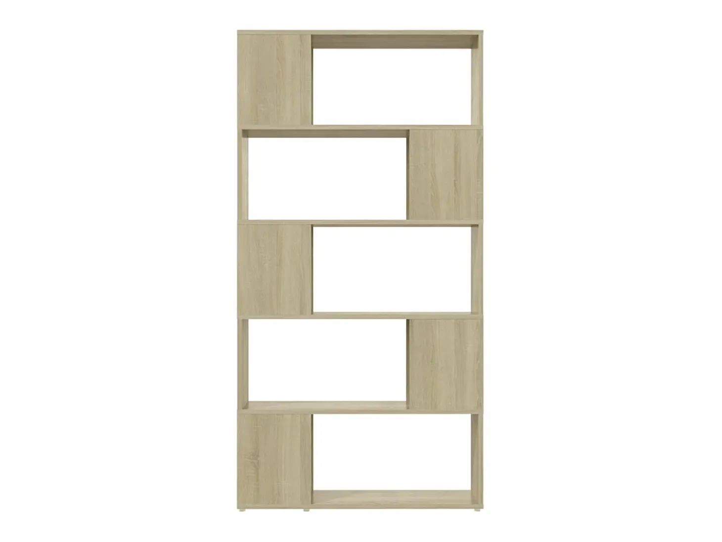 Librería separador contrachapada roble Sonoma 80x24x155 cm