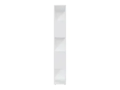 Librería separador madera contrachapada blanco 60x24x155 cm