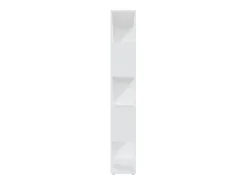 Librería separador madera contrachapada blanco 80x24x155 cm