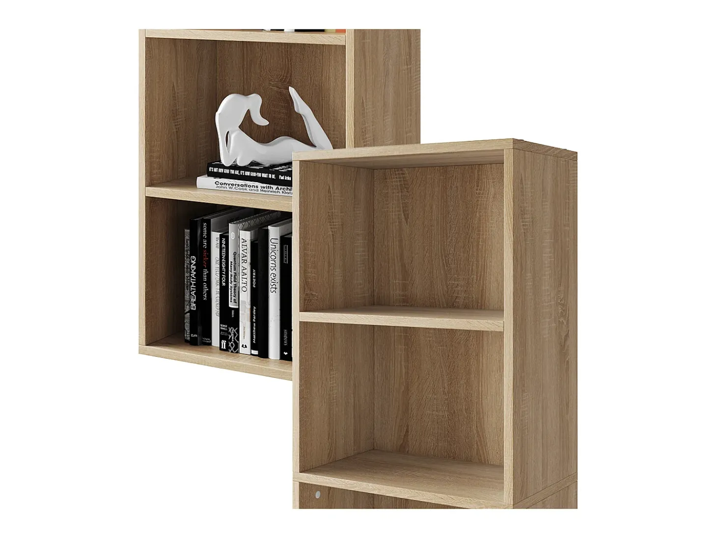 Librería sonoma 40x24x132 bob