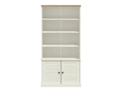 Librería VIGO madera maciza de pino blanco 85x35x170 cm