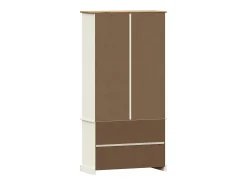 Librería VIGO madera maciza de pino blanco 85x35x170 cm