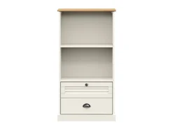 Librería VIGO madera maciza de pino blanco 60x35x114,5 cm ES23827