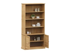 Librería VIGO madera maciza de pino 85x35x170 cm