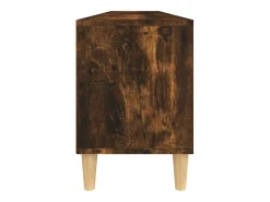 Lin Mueble de TV madera contrachapada roble ahumado 150x30x44,5 cm