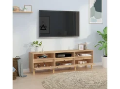 Lin Mueble de TV madera contrachapada roble Sonoma 150x30x44,5 cm