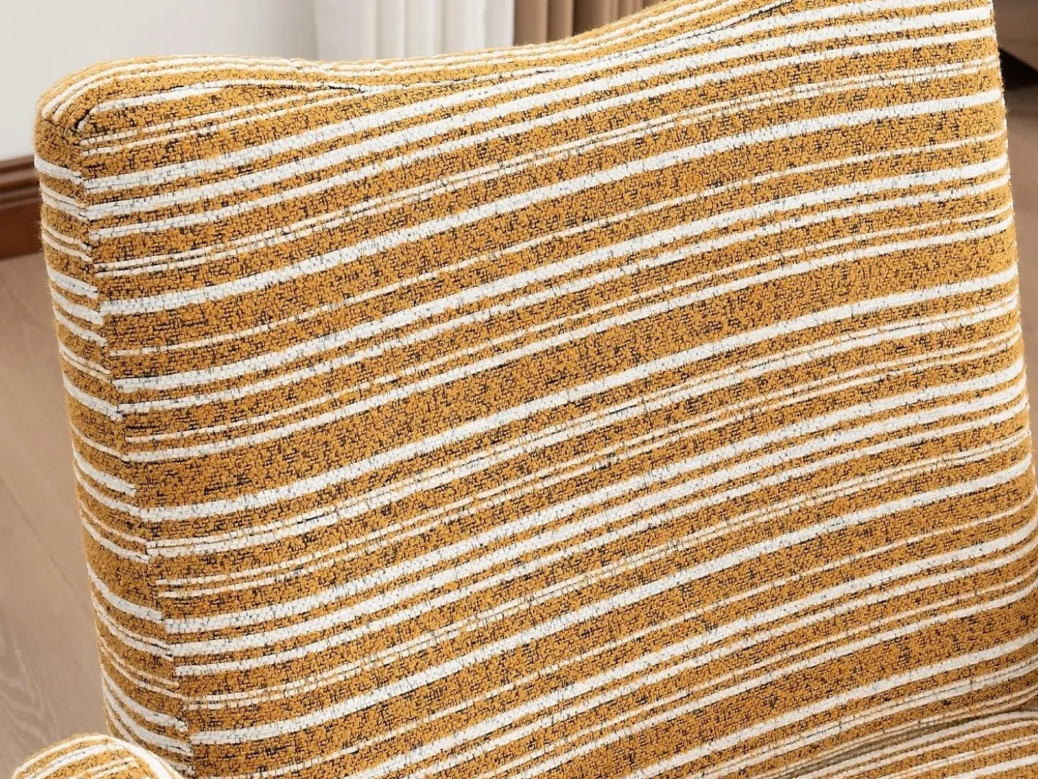 Línea 1.0 - Sillón Relax Bouclé con Reposabrazos con Bolsillos - Confort Ergonómico - Para Decorar Cualquier Habitación
