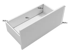 Lowboard moderno de 180 cm grafito negro, mueble de TV con diseño espiga, 2 cajones y 2 armarios laterales