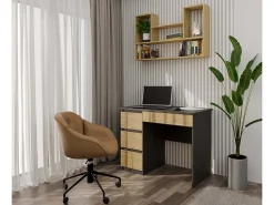 LULU - Librería colgante - Estante de pared - 100x60x16 cm - Almacenamiento de pared de salón
