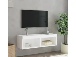 Mano Mueble para TV con luces LED blanco 100x30x30 cm