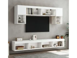 Mano Mueble para TV con luces LED blanco 100x30x30 cm