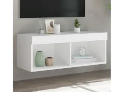 Mano Mueble para TV con luces LED blanco 80x30x30 cm