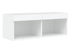 Mano Mueble para TV con luces LED blanco 80x30x30 cm