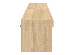 Mano Muebles de TV con luces LED 2 uds roble Sonoma 100x30x30 cm