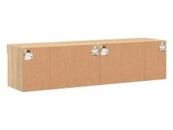 Mano Muebles para TV con luces LED 2 uds roble Sonoma 60x30x30 cm