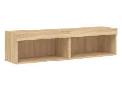 Mano Muebles para TV con luces LED 2 uds roble Sonoma 60x30x30 cm