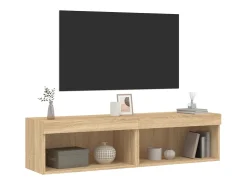 Mano Muebles para TV con luces LED 2 uds roble Sonoma 60x30x30 cm