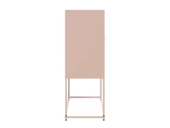 María Luz Mueble para TV de acero blanco 100,5x39x60,5 cm