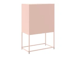 María Luz Mueble para TV de acero blanco 100,5x39x60,5 cm
