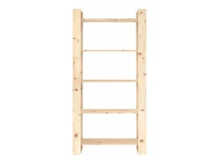 Marie-Pauline Librero/Biblioteca 80x35x160 cm Madera Maciza