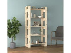 Marie-Pauline Librero/Biblioteca 80x35x160 cm Madera Maciza