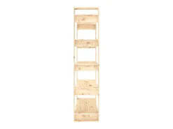 Marie-Pauline Librero/Biblioteca 80x35x160 cm Madera Maciza
