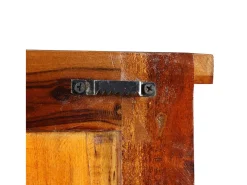 Mâcon Percheros 2 unidades madera maciza reciclada 38x100 cm