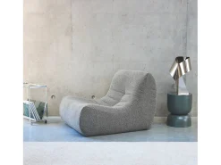 Módulo para sofá modular en borreguito texturizado, 1 plaza gris