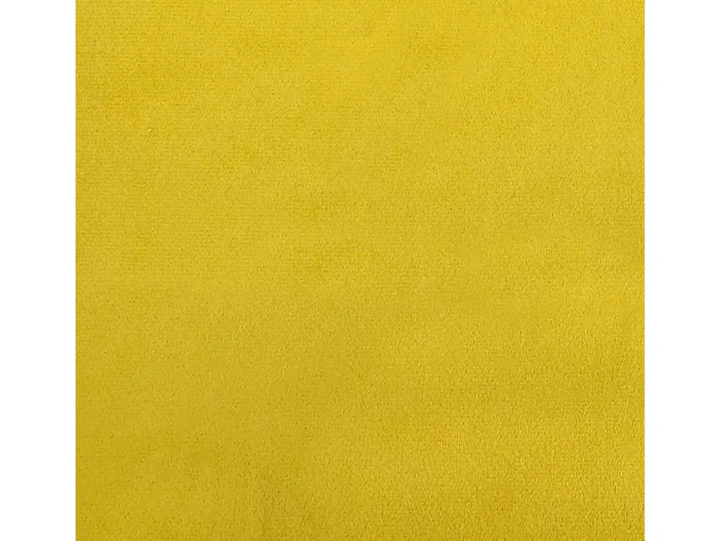 Mecedora con reposapiés de terciopelo amarillo
