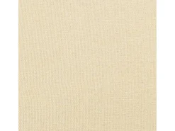 Mecedora de tela color blanco crema
