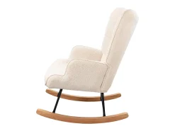 Mecedora ergonómica para adultos, para exterior e interior, color gris